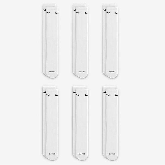 NIKE 
Training Crew Socks (6 Pairs)
Nike Everyday Cushioned - Picture 3 of 16